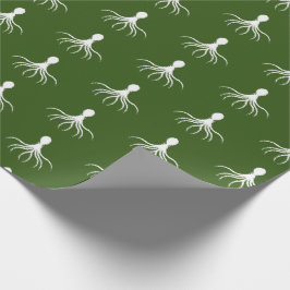 Bedrücktes Octopus-Design - Matte Wrapping Paper Geschenkpapier
