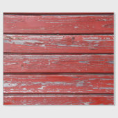 bedrücktes Papier aus rotem Holz Geschenkpapier (Flach)