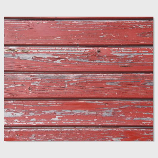 bedrücktes Papier aus rotem Holz Geschenkpapier (Flach)