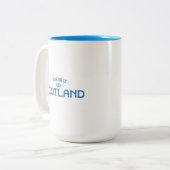 Bedrücktes Schottland Zweifarbige Tasse (Vorderseite Links)