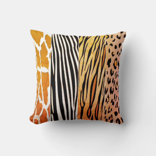 Bedrucktes Zebra-Streifen-Kissen Kissen