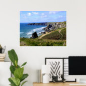 Bedruine Steps Cornwall Poster (Heimbüro)