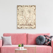 Bedspread with Palm Tree Motifs Leinwanddruck (Insitu (Wohnzimmer))