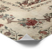 Bedspread with Palm Tree Motifs Poster (Ecke)