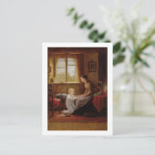 Bedtime, 1890 (Öl auf Tafel) Postkarte (Stehend Vorderseite)