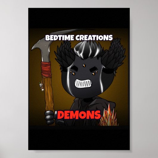 Bedtime Creations Demons Poster (Vorne)