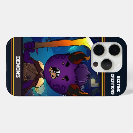 Bedtime Creations Demons Rule! Case-Mate iPhone Hülle (Rückseite (Horizontal))