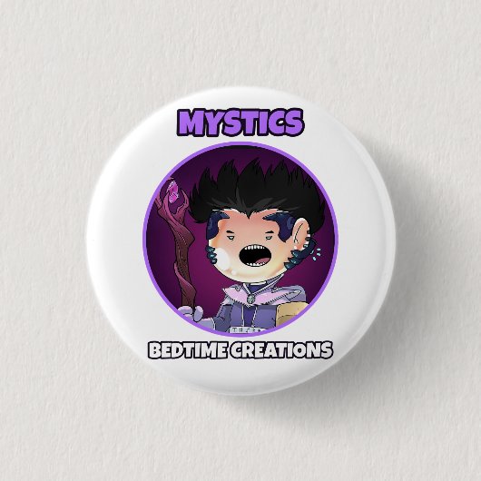 Bedtime Creations Mystics Button (Vorderseite)