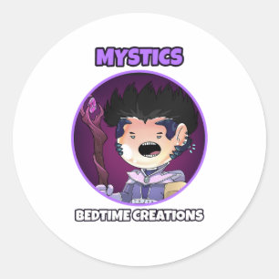 Bedtime Creations Mystics Classic Round Sticker