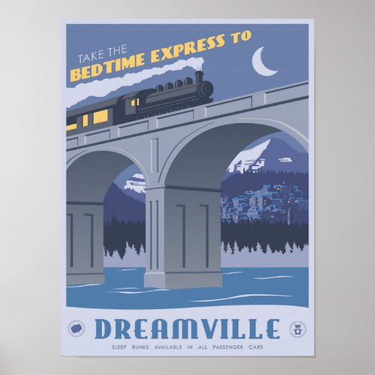 Bedtime Express nach Dreamville Poster (Vorne)