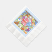 BEDTIME GESCHICHTE geprägtes Lunch Paper Napkins - Serviette (Ecke)