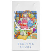 BEDTIME GESCHICHTE Kleine Geschenktüte - weiß (Rückseite)