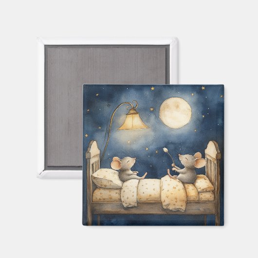 Bedtime Mice Magnet (Vorderseite/Rückseite)