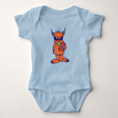 Bedtime Monster Baby Strampler (Vorderseite)