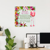 Bedtime Shema Israel für Kinder in den Tropen Poster (Heimbüro)