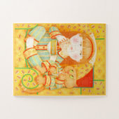 BEDTIME SNACK 11 "X14" Big Pieces Puzzle (Horizontal)