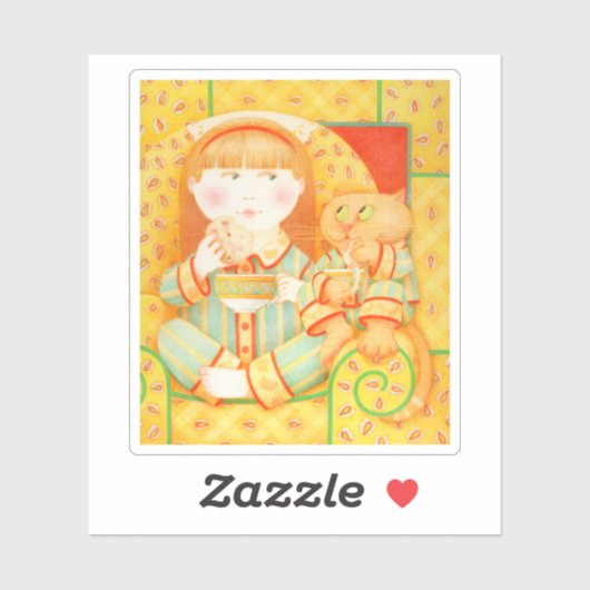 BEDTIME SNACK 3" Vinyl Sticker (Blatt)