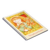 BEDTIME SNACK 6.5x8.75 Notebook - Creme Notizblock (Rechte Seite)