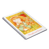 BEDTIME SNACK 6.5x8.75 Notebook Notizblock (Rechte Seite)