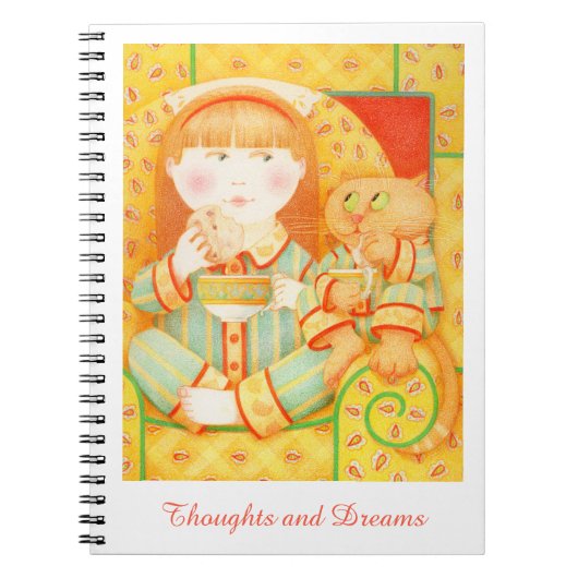 BEDTIME SNACK 6.5x8.75 Notebook Notizblock (Vorderseite)