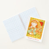 BEDTIME SNACK 8.5x11 Notebook - weiß Notizblock (Innenseite)