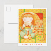 BEDTIME SNACK Postkarte (Vorne/Hinten)