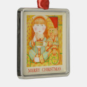 BEDTIME SNACK Premium Ornament + Text / Creme Aus Metall (Rechts)