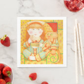 BEDTIME SNACK Standard Luncheon Paper Napkins Serviette (Beispiel)