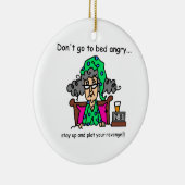 Bedtime-Spaß Keramik Ornament (Rechts)