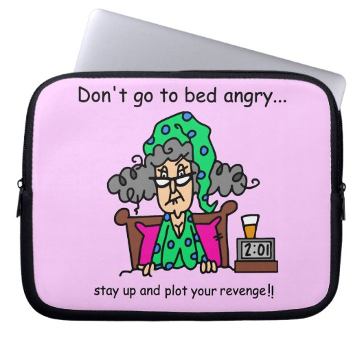 Bedtime-Spaß Laptopschutzhülle (Vorderseite)
