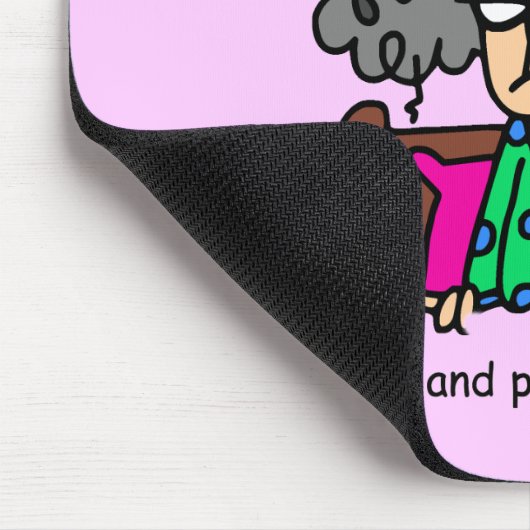 Bedtime-Spaß Mousepad (Ecke)