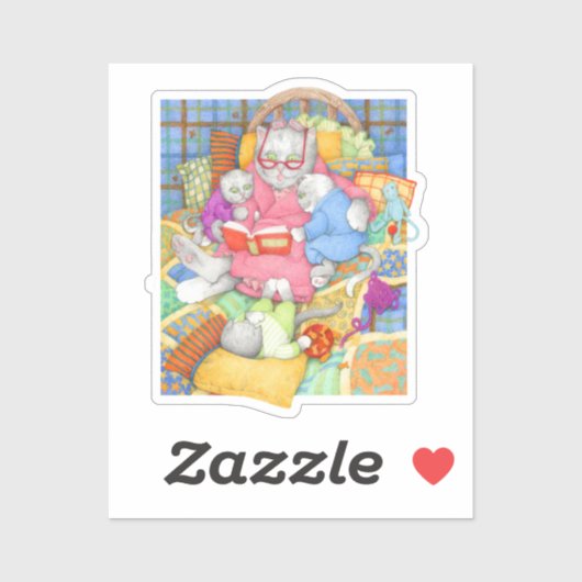 BEDTIME STORY 2" Vinyl Sticker (Blatt)