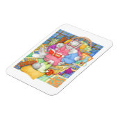 BEDTIME STORY 3x4 Flexible Magnet - Weiß (Linke Seite)