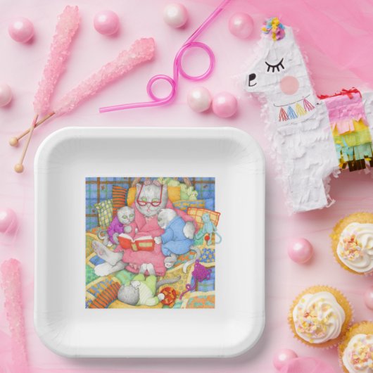 BEDTIME STORY 9" Square Paper Teller (Party)