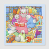 BEDTIME STORY Magnetkarte - Blau (Vorderseite)
