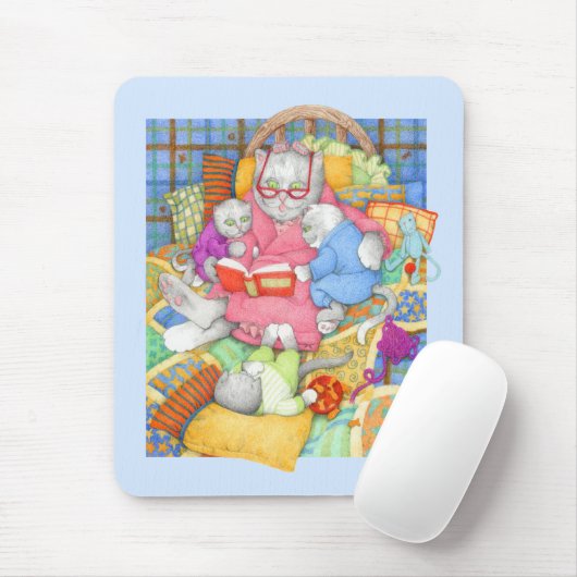 BEDTIME STORY Mousepad - Blau (Mit Mouse)