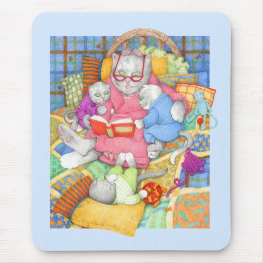 BEDTIME STORY Mousepad - Blau (Vorne)