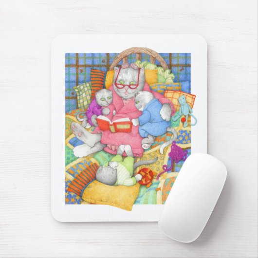 BEDTIME STORY Mousepad - weiß (Mit Mouse)