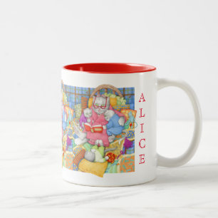 BEDTIME STORY Red Two-Tone Tasse