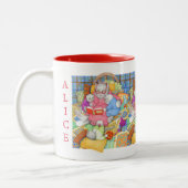 BEDTIME STORY Red Two-Tone Tasse (Links)
