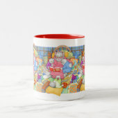 BEDTIME STORY Red Two-Tone Tasse (Mittel)
