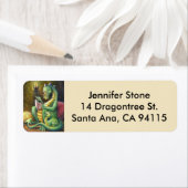 Bedtime Tales Dragon address Label (Insitu)