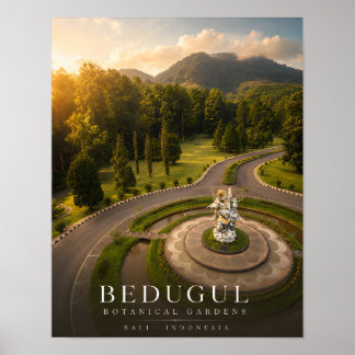 Bedugul Botanischer Garten Poster