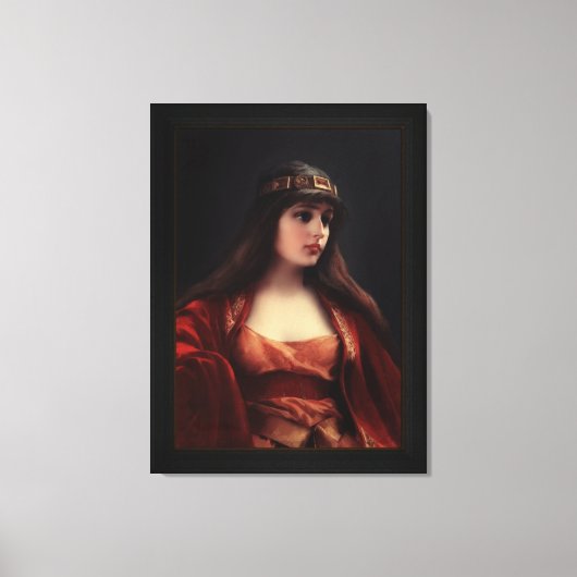 Beduin Girl by Luis Ricardo Falero Leinwanddruck (Vorderseite)