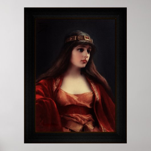 Beduin Girl by Luis Ricardo Falero Poster (Vorne)