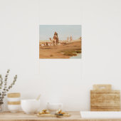 Beduine in der Wüste, 1884 (Öl auf Leinwand) Poster (Küche)