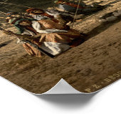 Beduinenzelt im Heiligen Land Poster (Ecke)