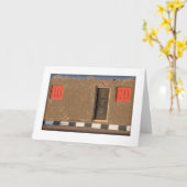 Beduinische Haus-Gruß-Karte Karte (Gelbe Blume)