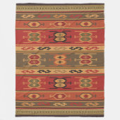 Beduinische "Kamel-Tasche " Fleecedecke (Vorderseite)