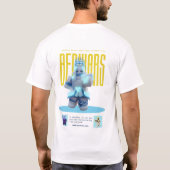 BedWars-inspiriert T - Shirt (Rückseite)